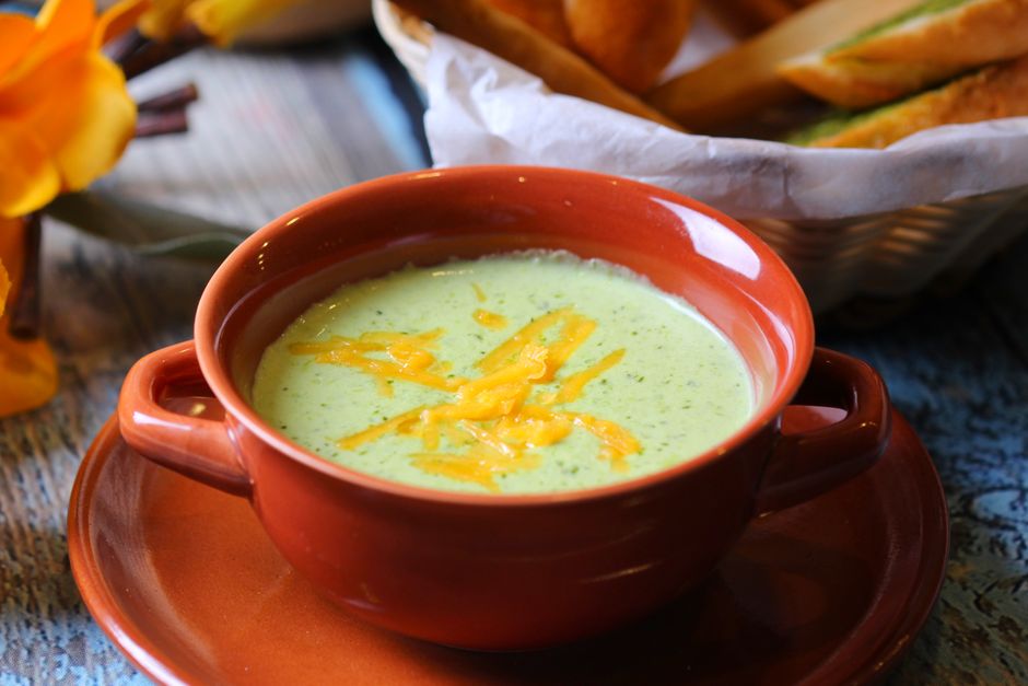 Crema de brócoli vegana