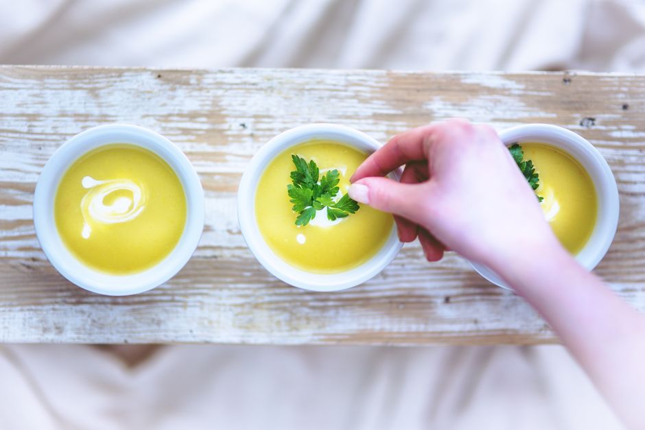 Crema de puerros y patata