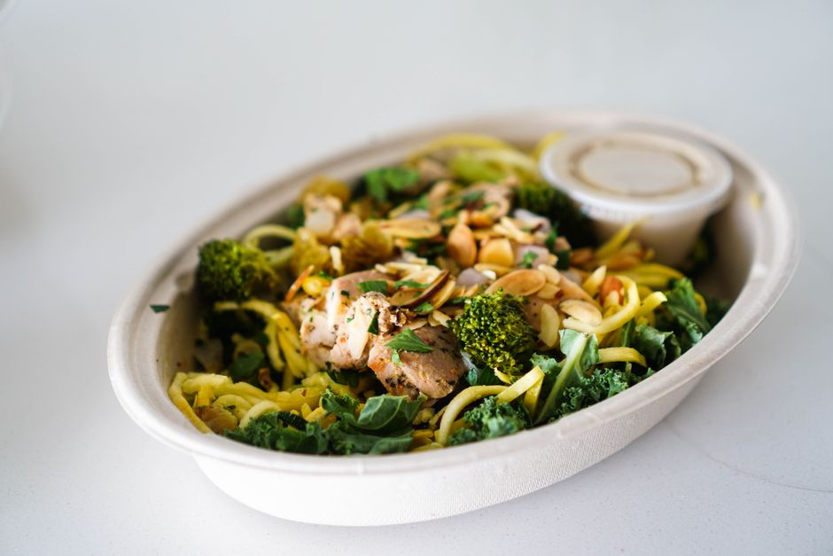Ensalada de brócoli y almendras