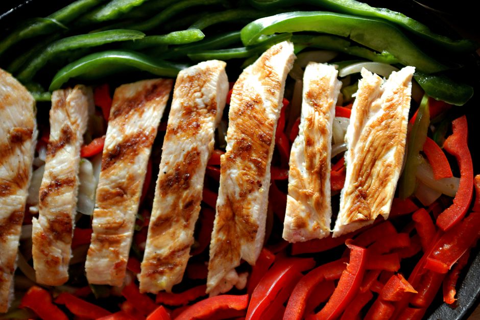 Fajitas de pollo al Air Fryer