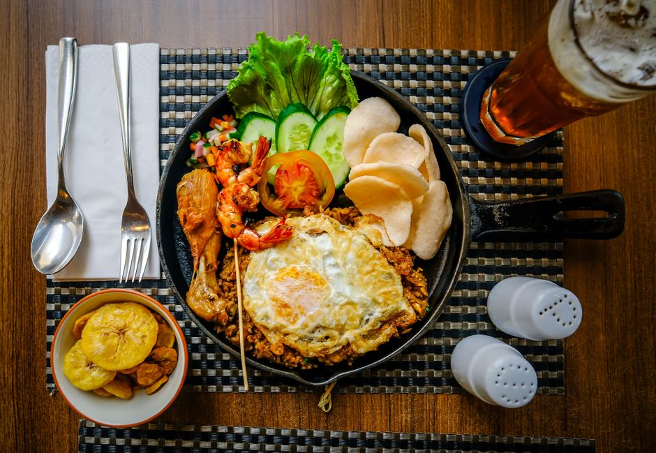 Pollo al ajillo ligero