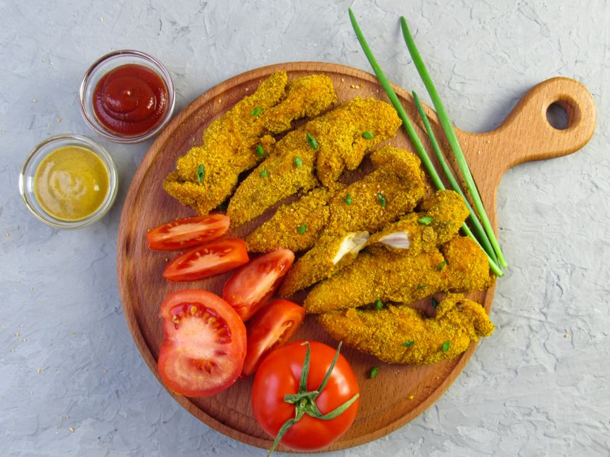 Pollo al horno con mostaza y miel