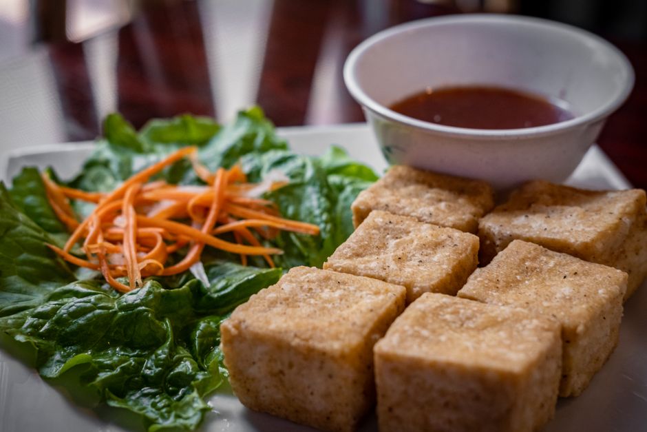 Tofu crujiente al Air Fryer